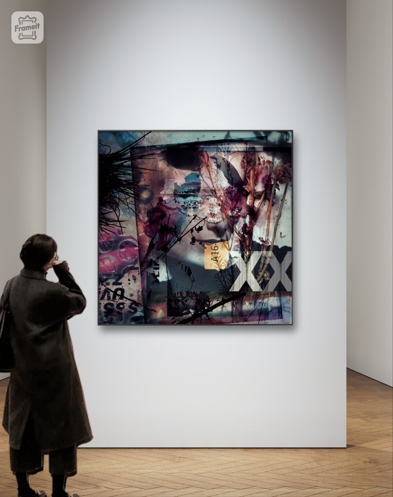 Initiated in 2022, this series delves into profound explorations of transience, the ephemeral nature of existence, the echoes of past lives, fleeting captured moments, and the pervasive influence of our heavily mediated society. Narratives are meticulously woven through the deconstruction of multiple images, metaphorically illustrating the detachment of meaning amid the constant barrage of visual stimuli. This approach underscores the challenge of discerning individual elements, disrupting the linear progression of time and the conventional confines of physical space.
The artworks within the collection often evoke a palpable sense of information overload. The deliberate layering of contrasting imagery within the compositions imparts a multidimensional quality, fostering a visual dialogue that transcends traditional boundaries and invites diverse interpretations. Additionally, the incorporation of text and symbols serves to emphasize the linguistic dimension inherent in our media-saturated culture. This nuanced interplay of visual and textual elements further enriches the narrative, encouraging viewers to navigate the intricate tapestry of meaning in the context of our complex, interconnected world.
A significant influence on this series of artworks is Guy Debord's "Society of the Spectacle," intertwining with the narrative to guide a critical exploration of consumer culture. The pervasive presence of media, as accentuated by the spectacle, prompts an examination of its consequences on our grasp of reality. Debord's discourse on alienation and isolation resonates within my art, mirroring the detachment from authentic experiences in our mediated world. The series becomes a visual commentary on the complexities and challenges inherent in our contemporary relationship with media, prompting reflections on its impact on mental health and attention spans.
However, I acknowledge the integral role of the artwork in itself within the framework of the ‘Society of the Spectacle’. Recognizing their inherent complicity, these pieces also contribute to the construction of distorted and deceptive narratives. The art itself becomes a participant in the fabrication of alternate realities, questioning the authenticity of the depicted scenes and prompting contemplation on the broader impact of visual representation within our society. I leave you with that thought!