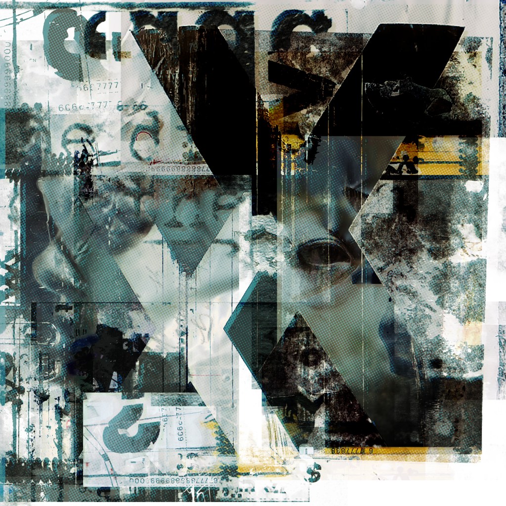 Initiated in 2022, this series delves into profound explorations of transience, the ephemeral nature of existence, the echoes of past lives, fleeting captured moments, and the pervasive influence of our heavily mediated society. Narratives are meticulously woven through the deconstruction of multiple images, metaphorically illustrating the detachment of meaning amid the constant barrage of visual stimuli. This approach underscores the challenge of discerning individual elements, disrupting the linear progression of time and the conventional confines of physical space.
The artworks within the collection often evoke a palpable sense of information overload. The deliberate layering of contrasting imagery within the compositions imparts a multidimensional quality, fostering a visual dialogue that transcends traditional boundaries and invites diverse interpretations. Additionally, the incorporation of text and symbols serves to emphasize the linguistic dimension inherent in our media-saturated culture. This nuanced interplay of visual and textual elements further enriches the narrative, encouraging viewers to navigate the intricate tapestry of meaning in the context of our complex, interconnected world.
A significant influence on this series of artworks is Guy Debord's "Society of the Spectacle," intertwining with the narrative to guide a critical exploration of consumer culture. The pervasive presence of media, as accentuated by the spectacle, prompts an examination of its consequences on our grasp of reality. Debord's discourse on alienation and isolation resonates within my art, mirroring the detachment from authentic experiences in our mediated world. The series becomes a visual commentary on the complexities and challenges inherent in our contemporary relationship with media, prompting reflections on its impact on mental health and attention spans.
However, I acknowledge the integral role of the artwork in itself within the framework of the ‘Society of the Spectacle’. Recognizing their inherent complicity, these pieces also contribute to the construction of distorted and deceptive narratives. The art itself becomes a participant in the fabrication of alternate realities, questioning the authenticity of the depicted scenes and prompting contemplation on the broader impact of visual representation within our society. I leave you with that thought!